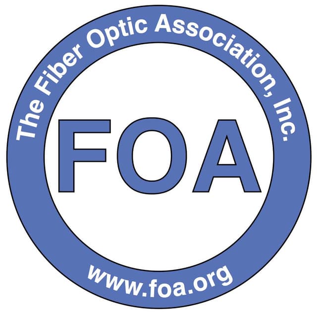 Official logo of The Fiber Optic Association